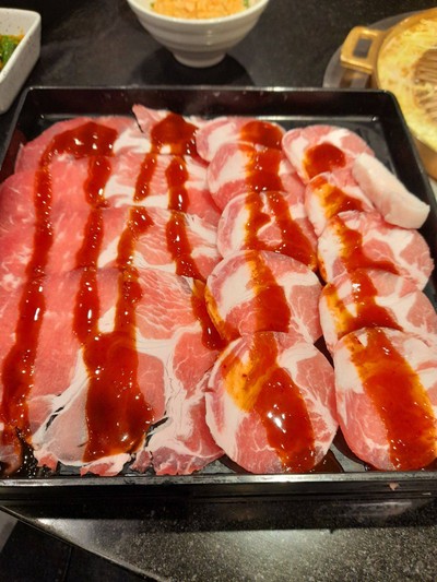 หมูราดซอสมิโซะ