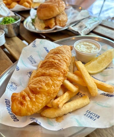 เมนูของร้าน Fishmonger โรงแรมเอเชีย