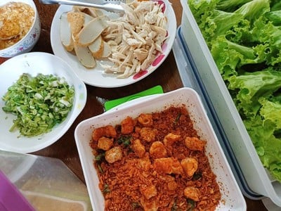 วิธีทำ เส้นหมี่ไก่ฉีก วิธีทำ เส้นหมี่ไก่ฉีก
