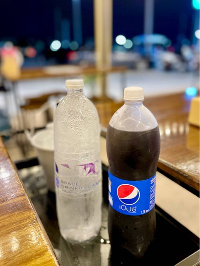 🥤 น้ำเปล่า + เป๊ปซี่ + น้ำแข็ง. (ราคา 75 บาท)