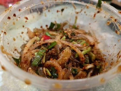 เมนูของร้าน ยำกุ้งเต้น byจ๊ะเอ๋ ตลาดเซฟวัน