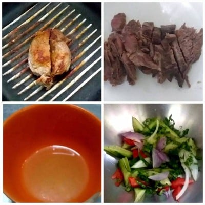 วิธีทำ ยำเนื้อย่าง วิธีทำ ยำเนื้อย่าง