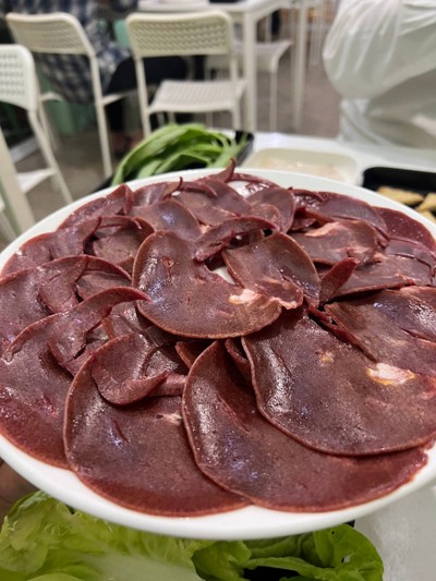 ตับหมูจานใหญ่