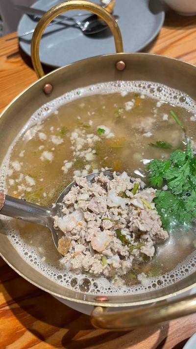 หมูสับต้มบ๊วย