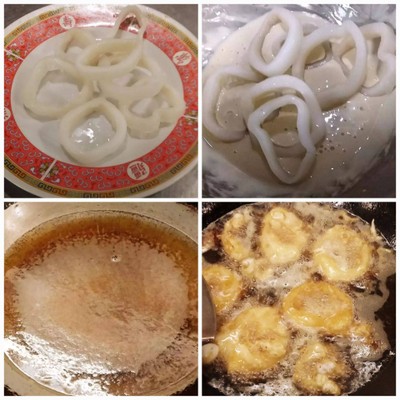 วิธีทำ ปลาหมึกชุปแป้งทอด