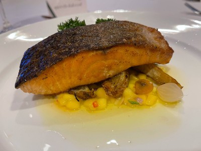 Salmon steak