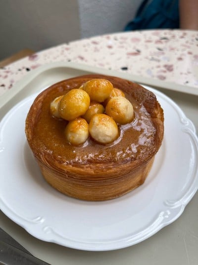 🥐Salted Caramel Macadamia Timber Ring
