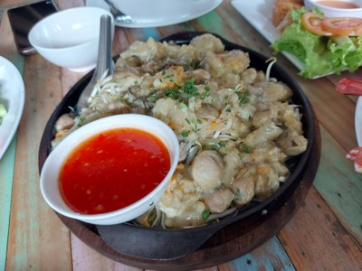 ออส่วนกระทะร้อน