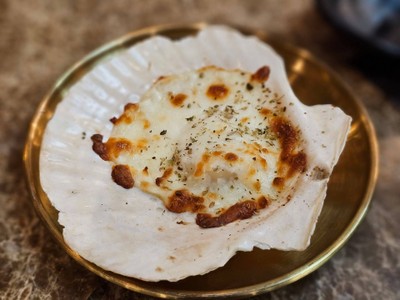 หอยเชลล์อบชีส