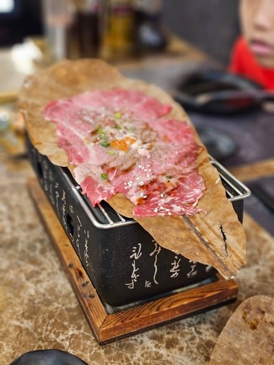 เนื้อวากิวใบโอบะ