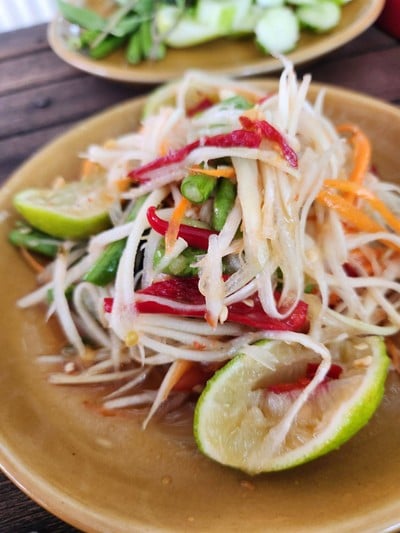 เมนูของร้าน ลาบลุงหวัง