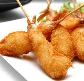 กุ้งชุปแป้งทอด ไม้ละ