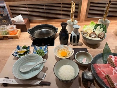 Sukiyaki Set - Mixed Pork (เซตรวมหมู)