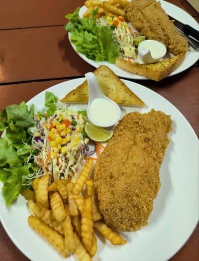 สเต็กปลาทอด