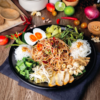 เมนูของร้าน ตำมั่ว สามย่านมิตรทาวน์