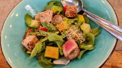 Iced Plant And Tuna Yuzu Salad