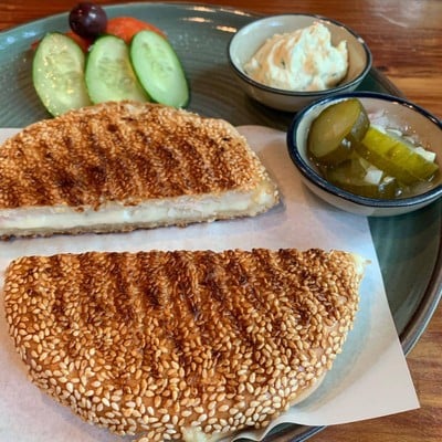 Chicken cheese panini