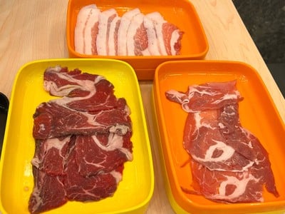 เมนูของร้าน หมูสองชั้น แอมปาร์ค จุฬาฯ