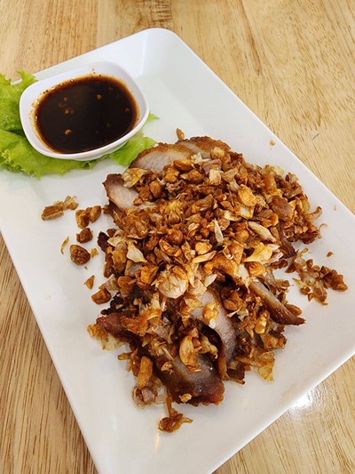 คอหมูทอด