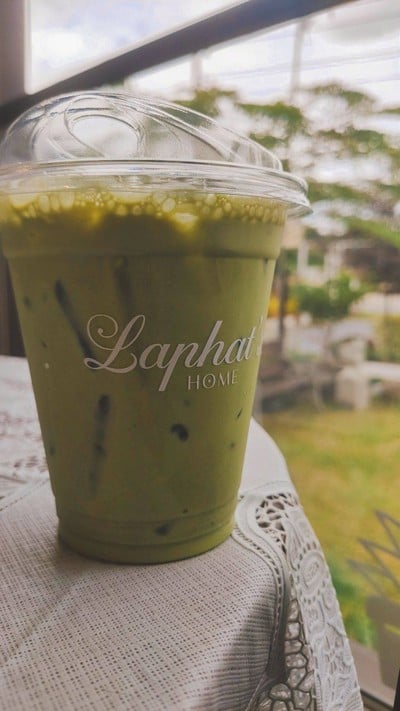 มัทฉะลาเต้เย็น