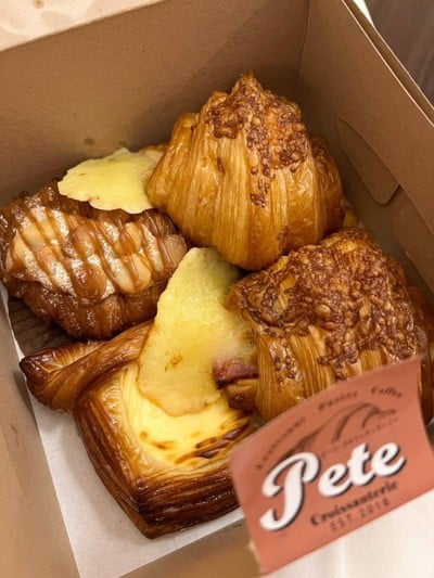 เมนูของร้าน Pete Croissanterie