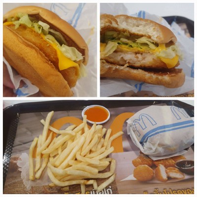 เบอร์เกอร์กุ้งคอกเทล