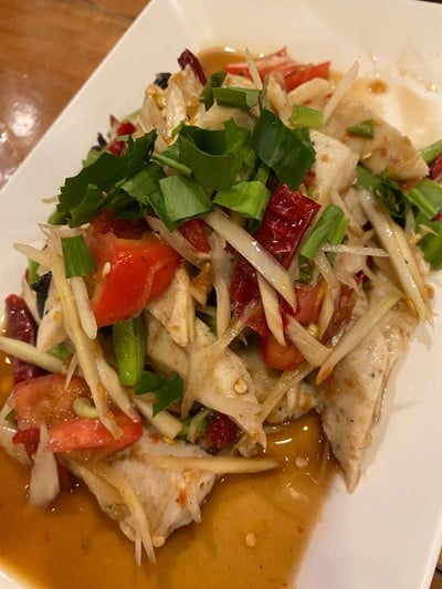 ตำหมูยอปูปลาร้า