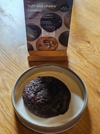 Choc Espresso Banana cookie