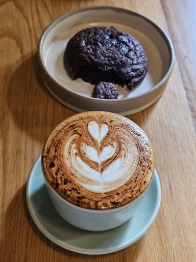 Choc Espresso Banana cookie