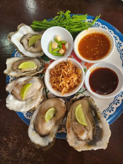 เมนูของร้าน บางปอซีฟู้ด(ตาโข)