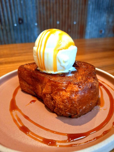 Burnt Butter Toast With Hokkaido Milk Ice Cream