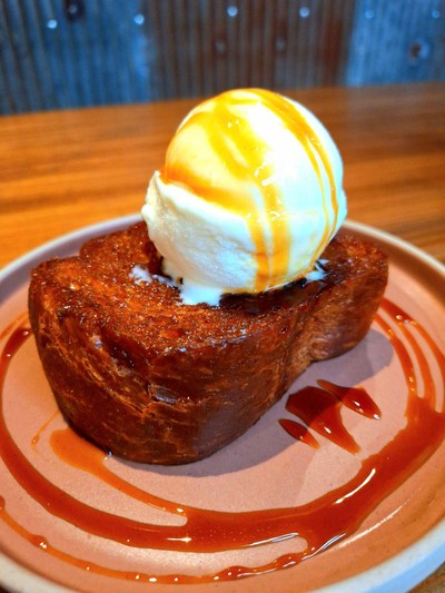 Burnt Butter Toast With Hokkaido Milk Ice Cream