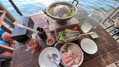 เมนูของร้าน บ้านท่าน้ำนนท์ Chaopraya Antique Cafe บริษัท จุติมานนท์ จำกัด