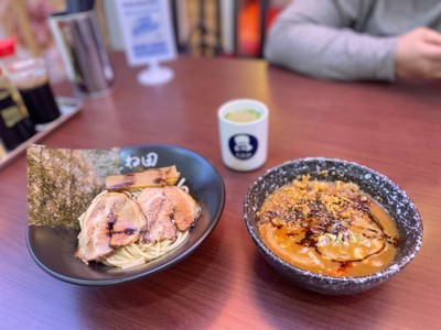 🍝 Black Spicy Tsukemen. (Price 310+ Baht.)