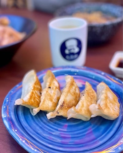 🥟 Gyoza. (Price 90+ Baht.)
