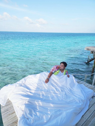 รับแดดยามเช้าก่อนกลับ 