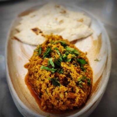 Chicken Keema Naan