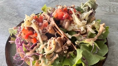 ทาโก้ไก่ย่าง ซอสศรีราชามาโย