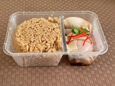 ข้าวมันไก่ต้ม