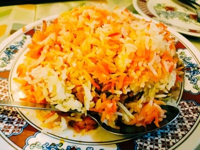 ข้าวหมกแพะ Mutton Biryani