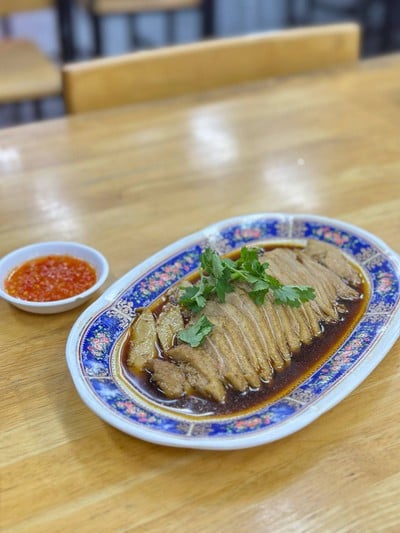 เมนูของร้าน ซ้งเป็ดพะโล้ สายไหม