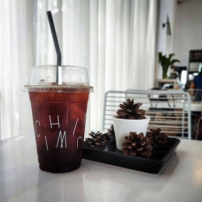 เมนูของร้าน Chim cafe ตรงข้ามโลตัสแกลง