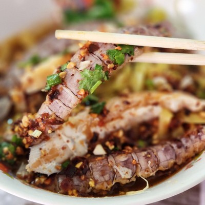 บะหมี่ต้มยำกั้งพิเศษ