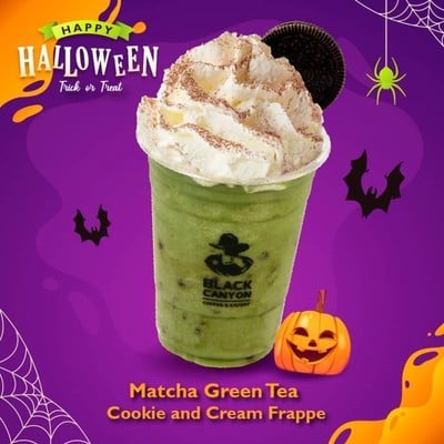 ชาเขียวมัทชะคุกกี้แอนด์ครีมแฟรปเป้