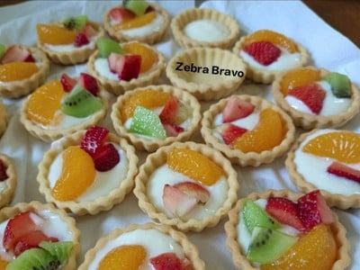 วิธีทำ Mini Cream Cheese Fruit Tart 🥝