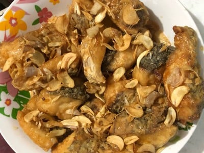 วิธีทำ ปลากระพงทอดราดน้ำปลา