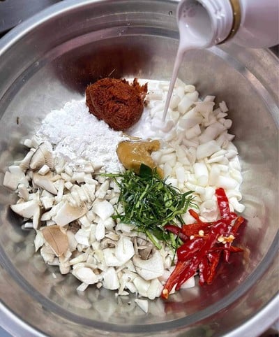 วิธีทำ ห่อหมกเห็ดย่างเจ 🍄 สูตรหม้อทอดไร้น้ำมัน #Wongnaichef