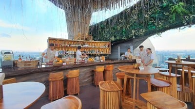 บรรยากาศ Tichuca Rooftop Bar