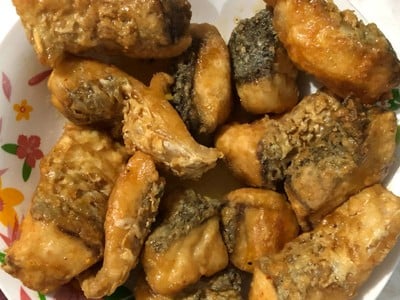 วิธีทำ ปลากระพงทอดราดน้ำปลา