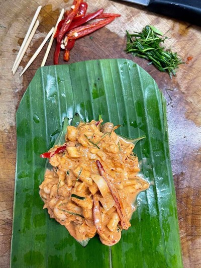 วิธีทำ ห่อหมกเห็ดย่างเจ 🍄 สูตรหม้อทอดไร้น้ำมัน #Wongnaichef